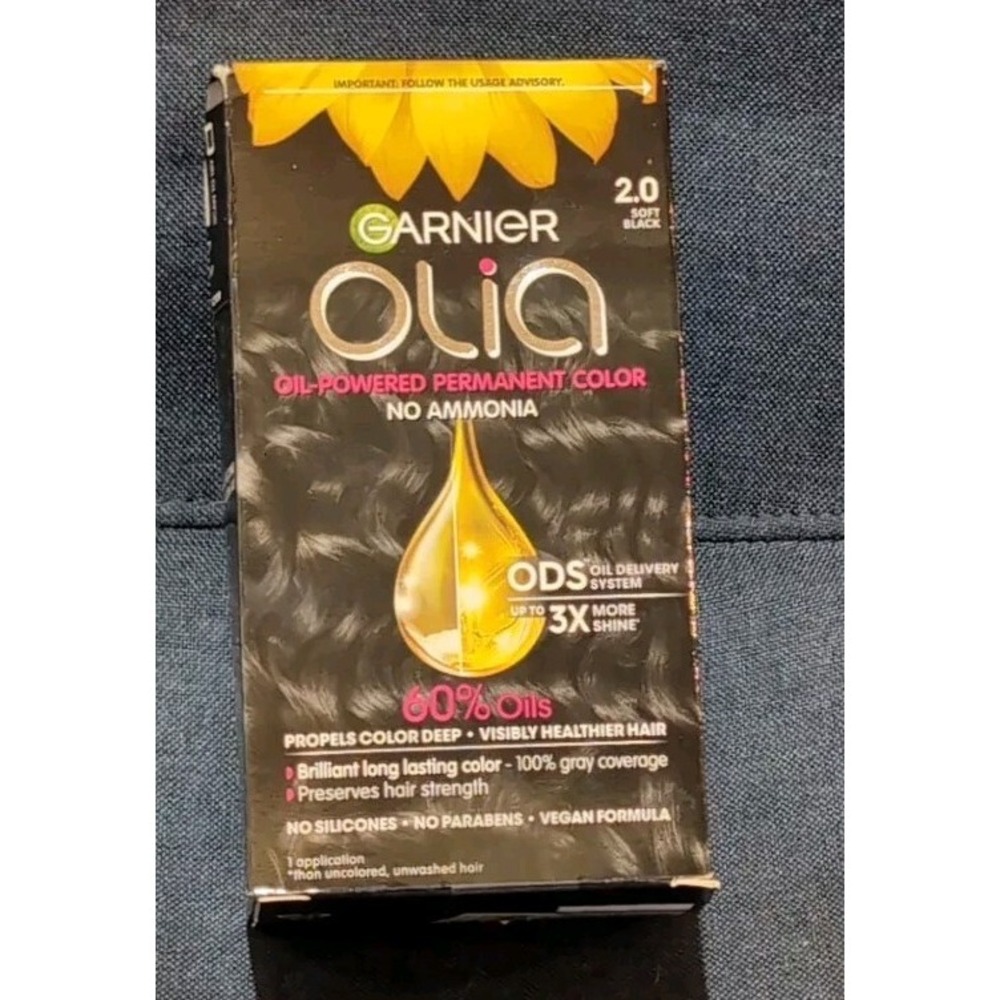 Garnier Olia Oil Powered Permanent Hair Color Black